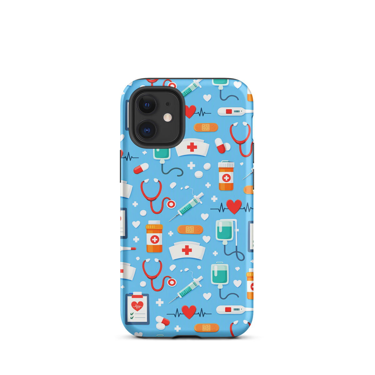 Phone Case for iPhone with Colorful Medical Care Design