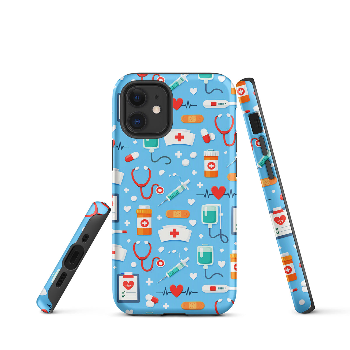 Phone Case for iPhone with Colorful Medical Care Design