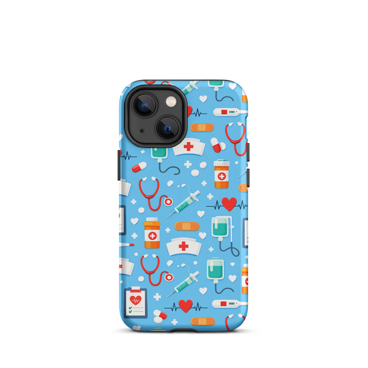 Phone Case for iPhone with Colorful Medical Care Design