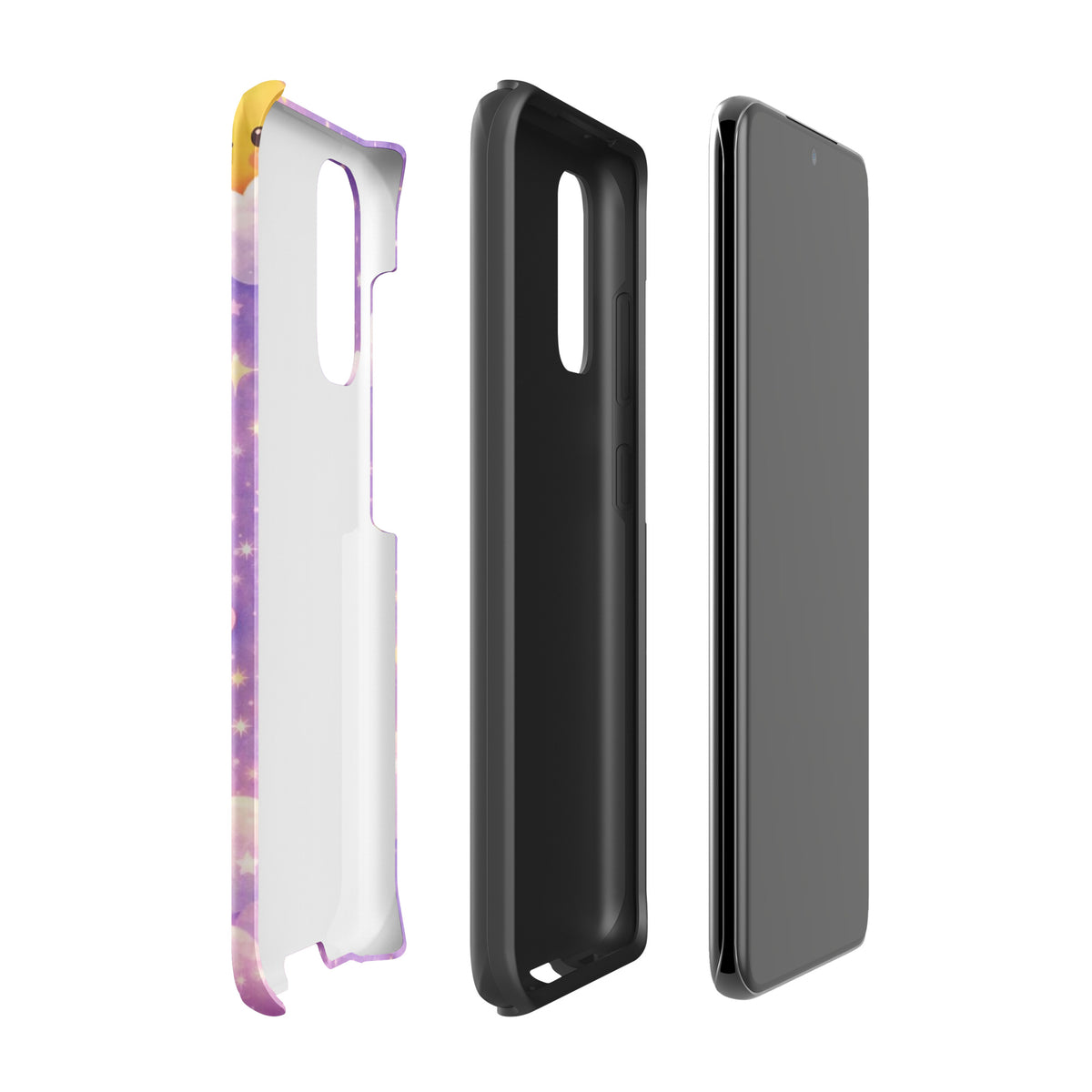 Phone Case for Samsung Galaxy with cute bunny moon design featuring a cozy, dreamy celestial theme and durable protection.