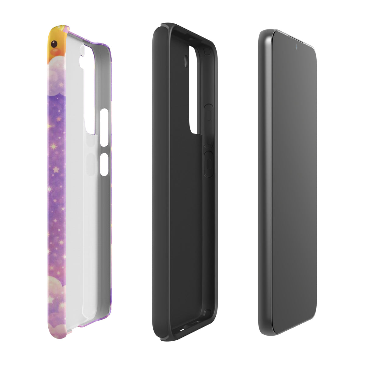 Phone Case for Samsung Galaxy with dreamy bunny moon design featuring celestial stars on a cozy protective case.