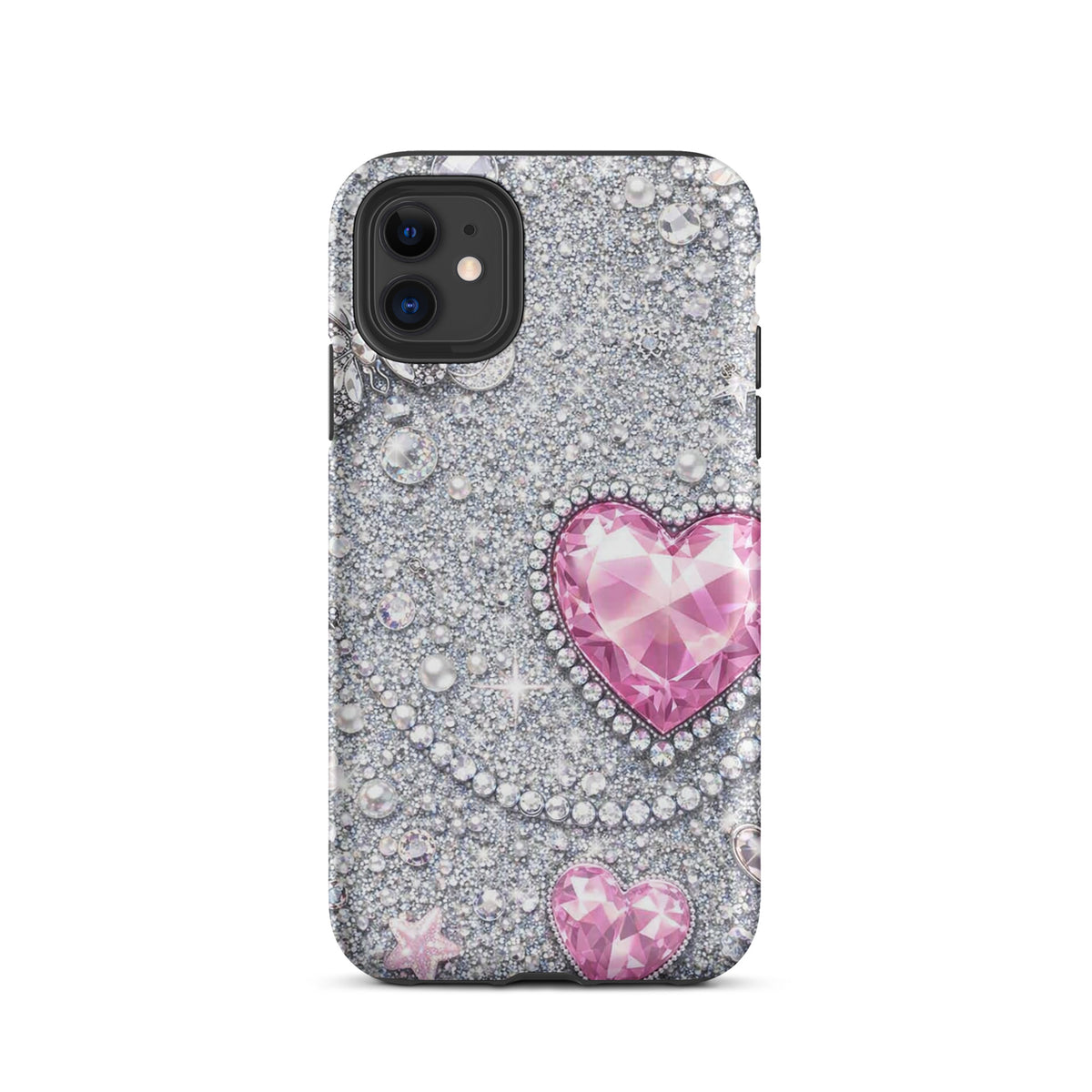 Phone Case for iPhone - Sparkling Heart Glam