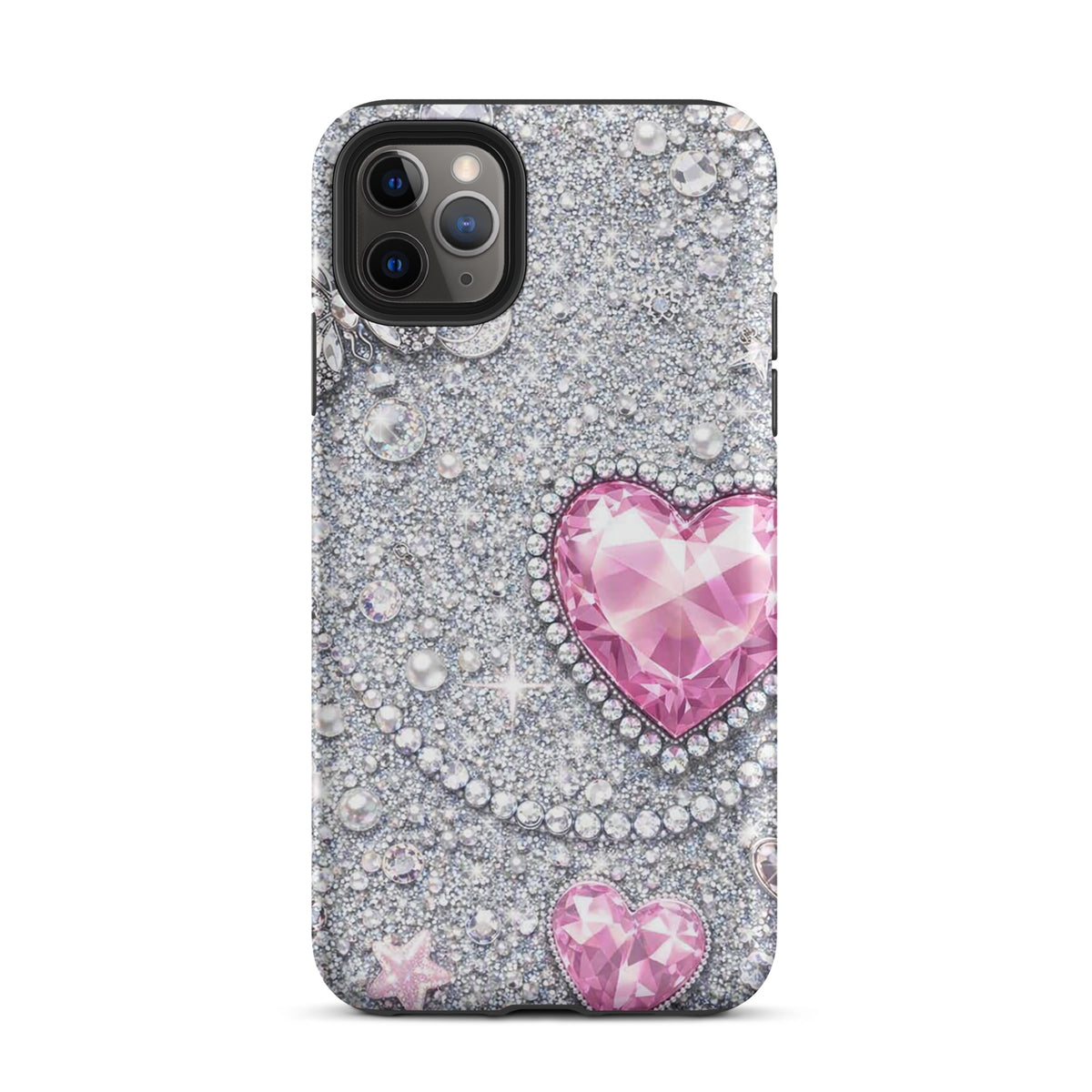 Phone Case for iPhone - Sparkling Heart Glam