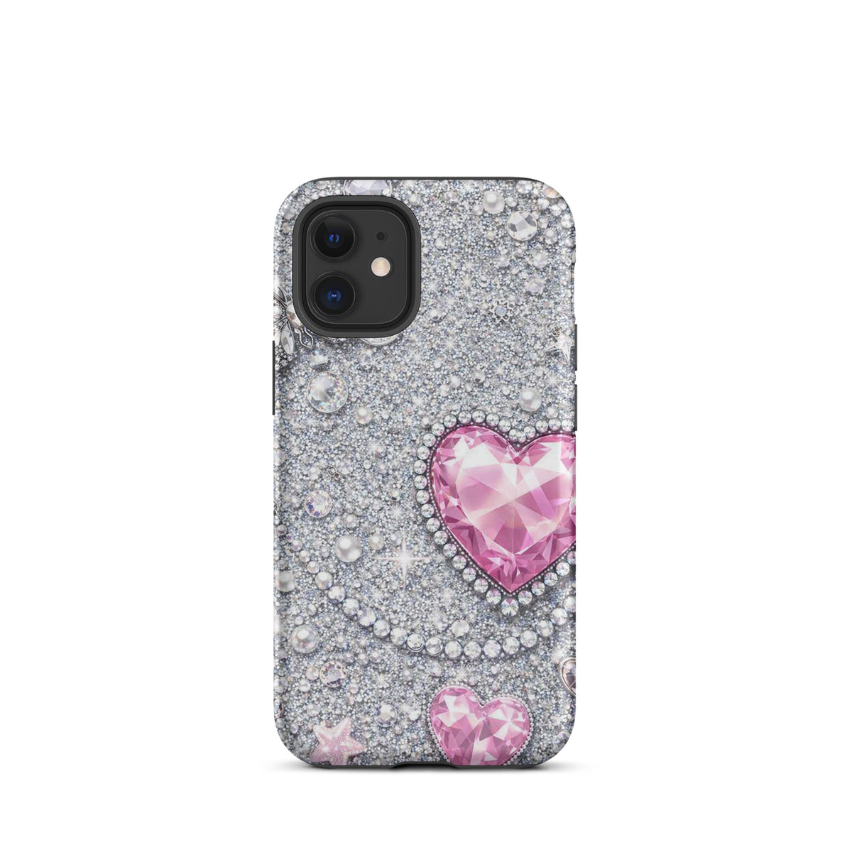 Phone Case for iPhone - Sparkling Heart Glam