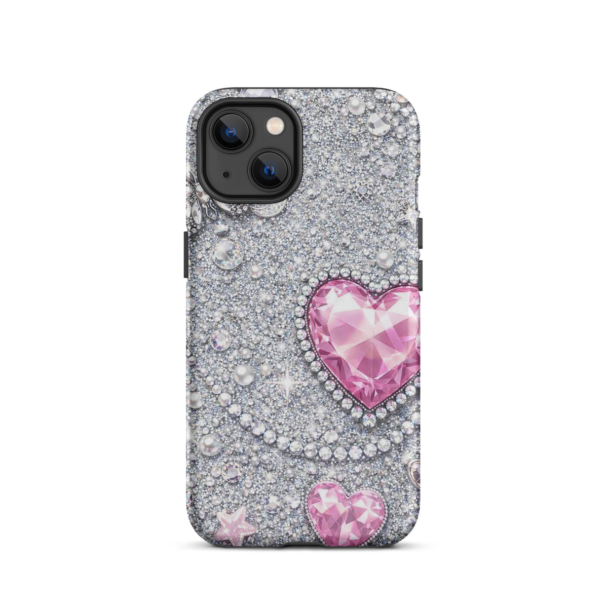 Phone Case for iPhone - Sparkling Heart Glam