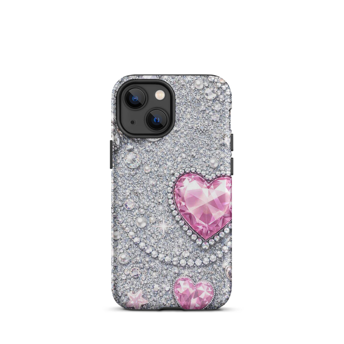 Phone Case for iPhone - Sparkling Heart Glam