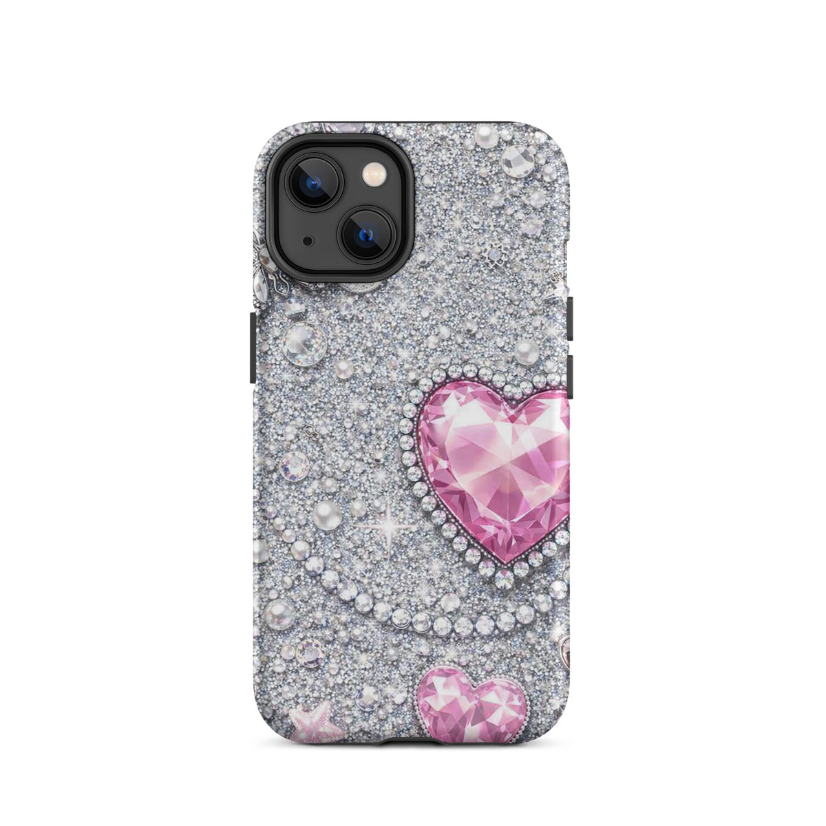Phone Case for iPhone - Sparkling Heart Glam