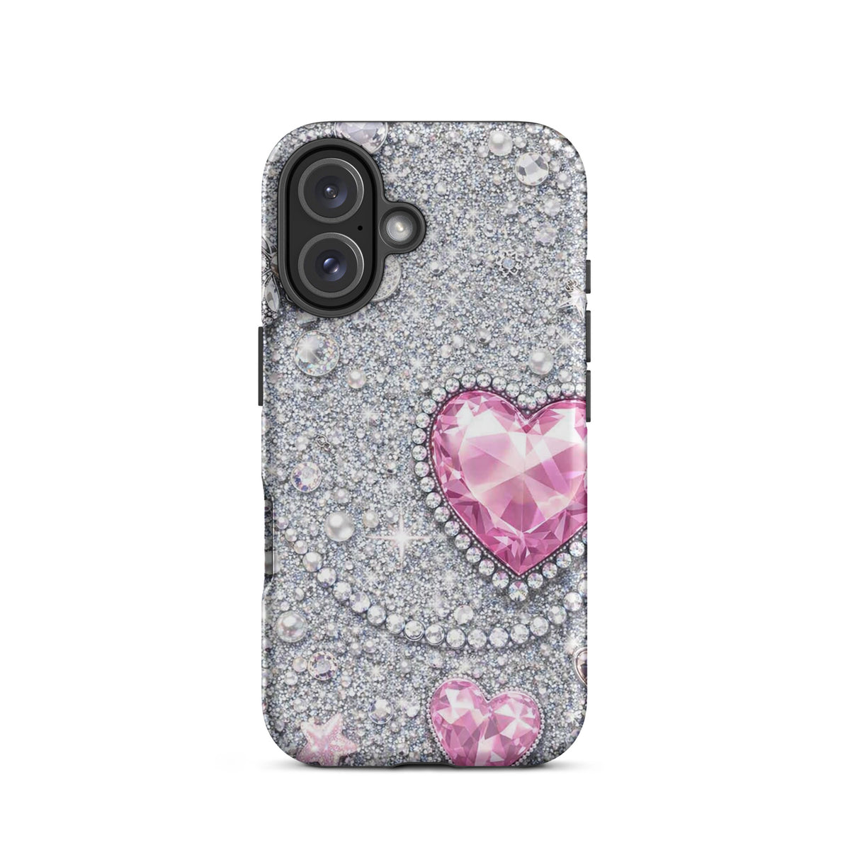 Phone Case for iPhone - Sparkling Heart Glam