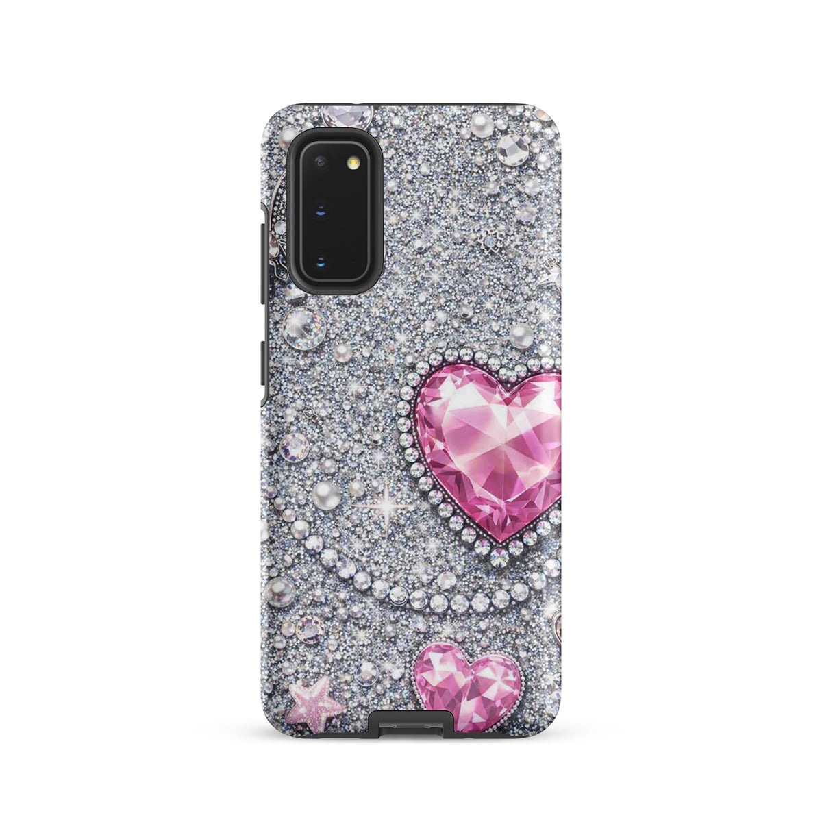 Phone Case for Samsung Galaxy - Sparkling Heart Glam
