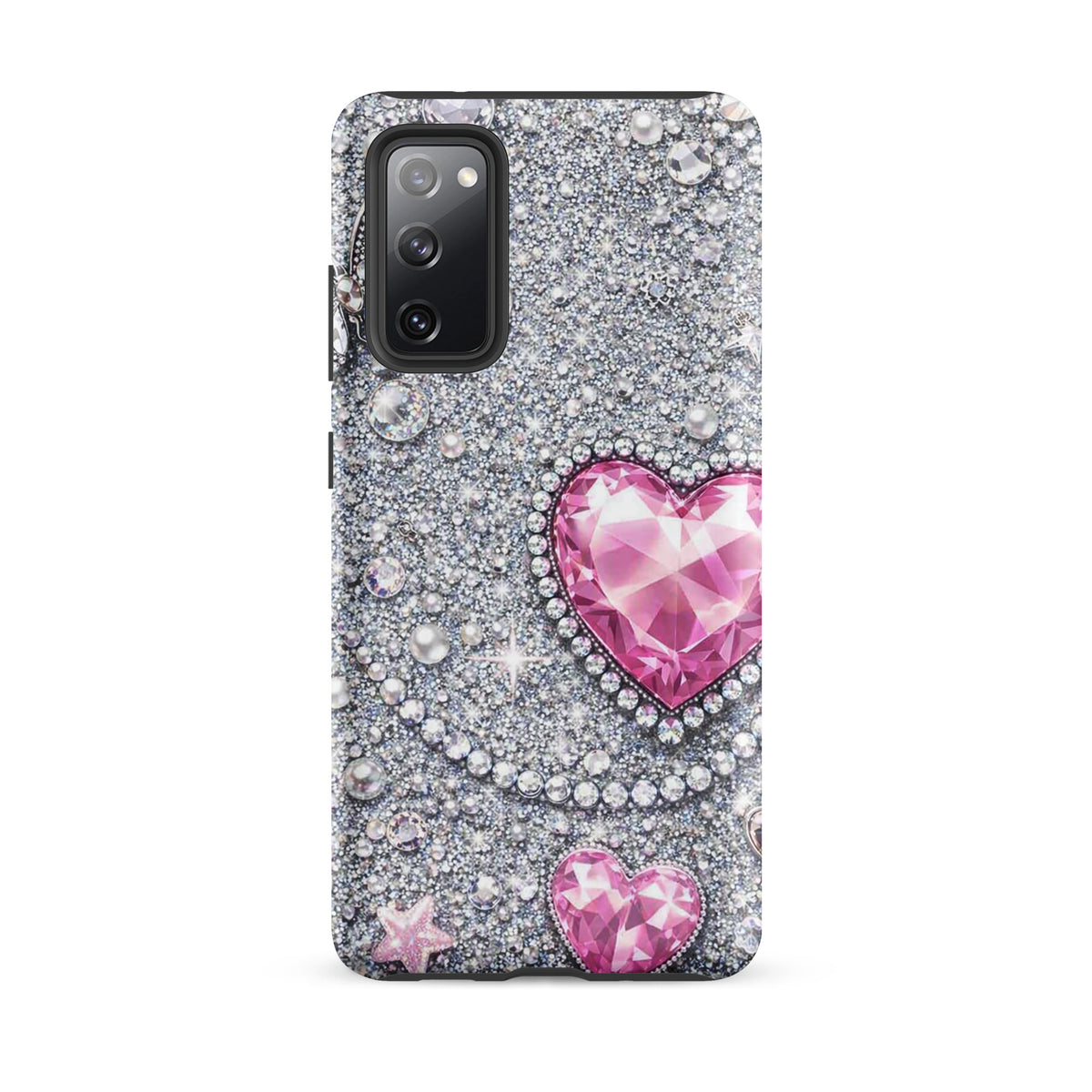 Phone Case for Samsung Galaxy - Sparkling Heart Glam