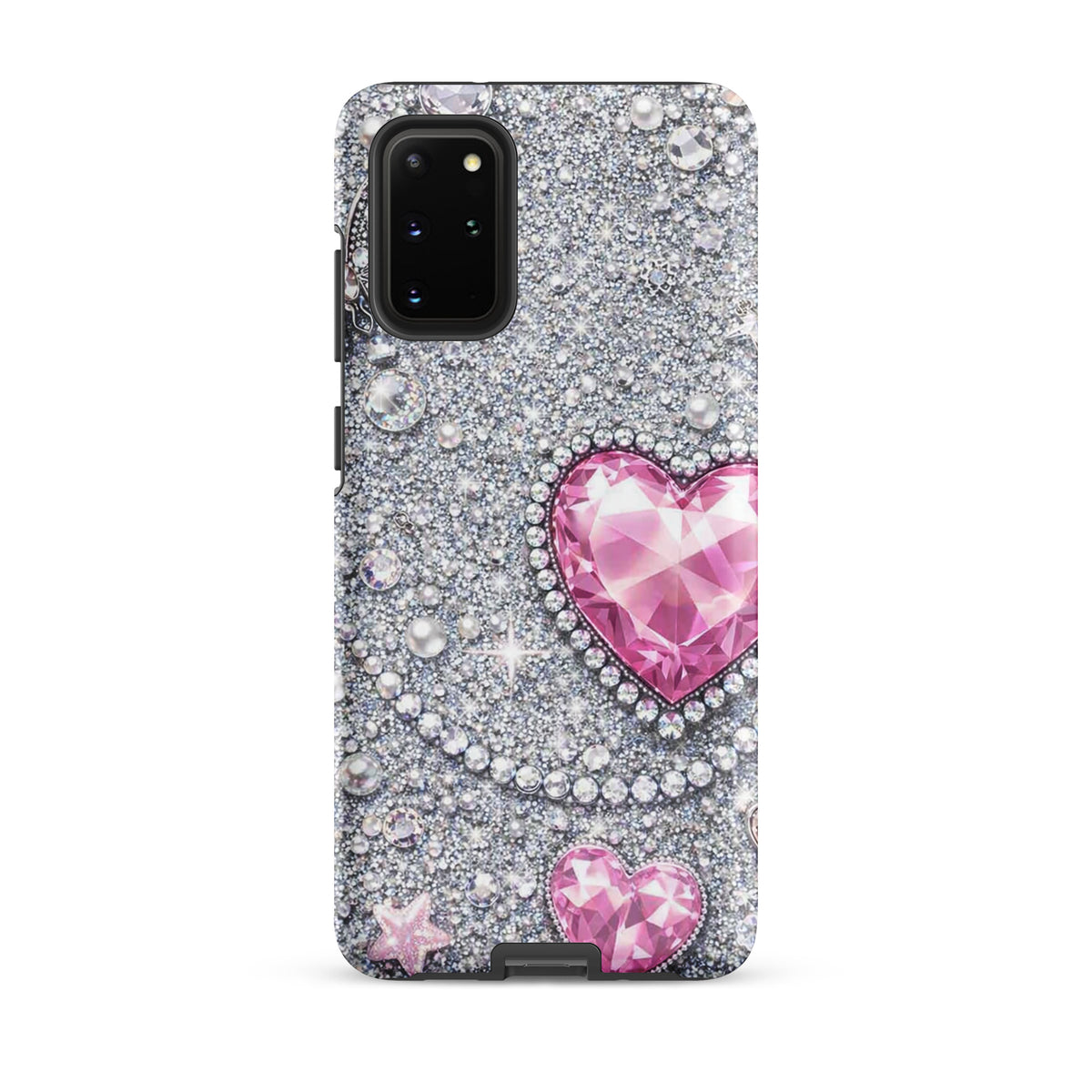 Phone Case for Samsung Galaxy - Sparkling Heart Glam