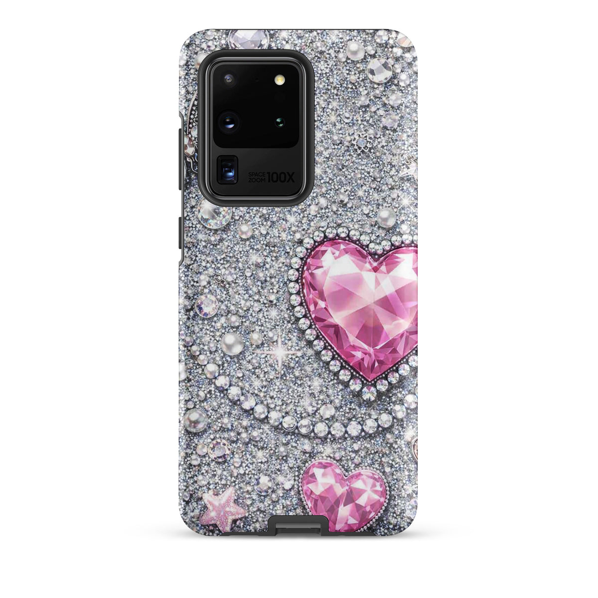 Phone Case for Samsung Galaxy - Sparkling Heart Glam