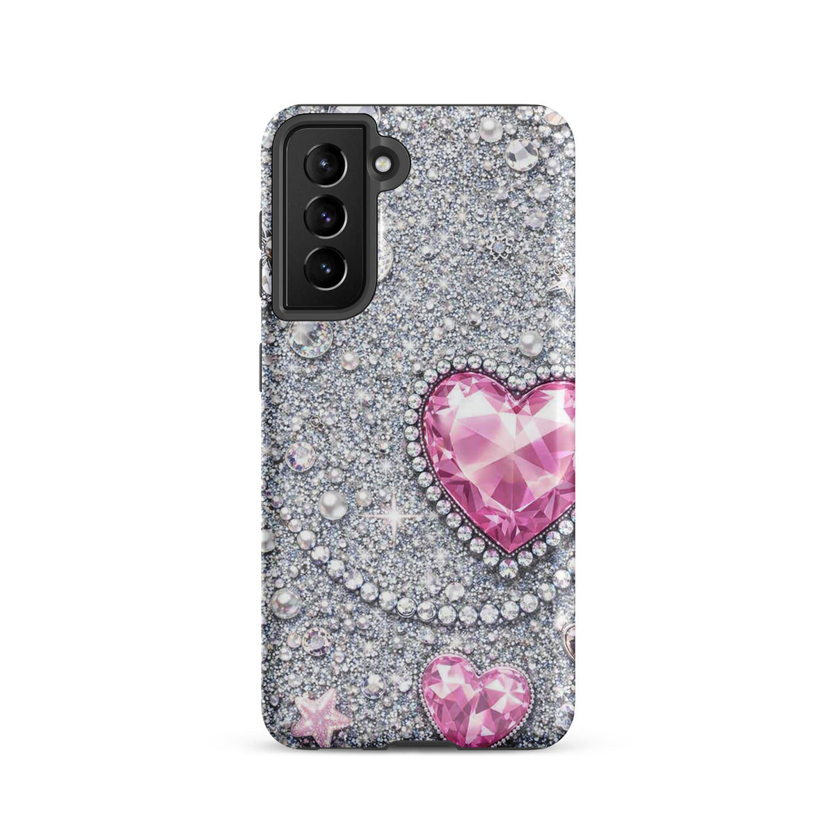 Phone Case for Samsung Galaxy - Sparkling Heart Glam
