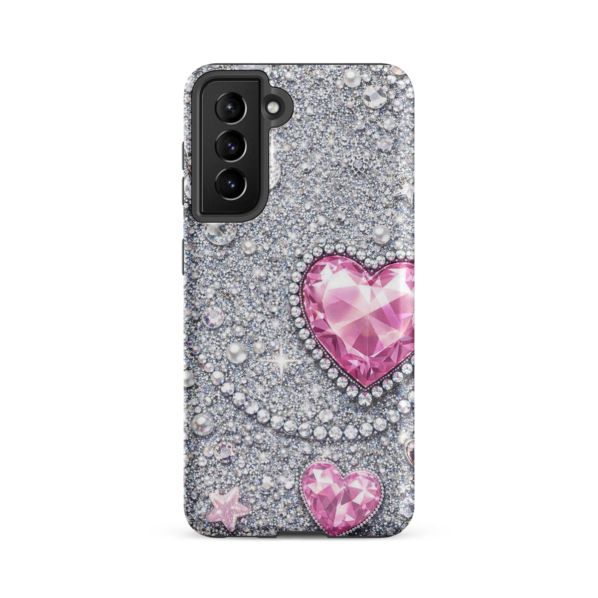 Phone Case for Samsung Galaxy - Sparkling Heart Glam