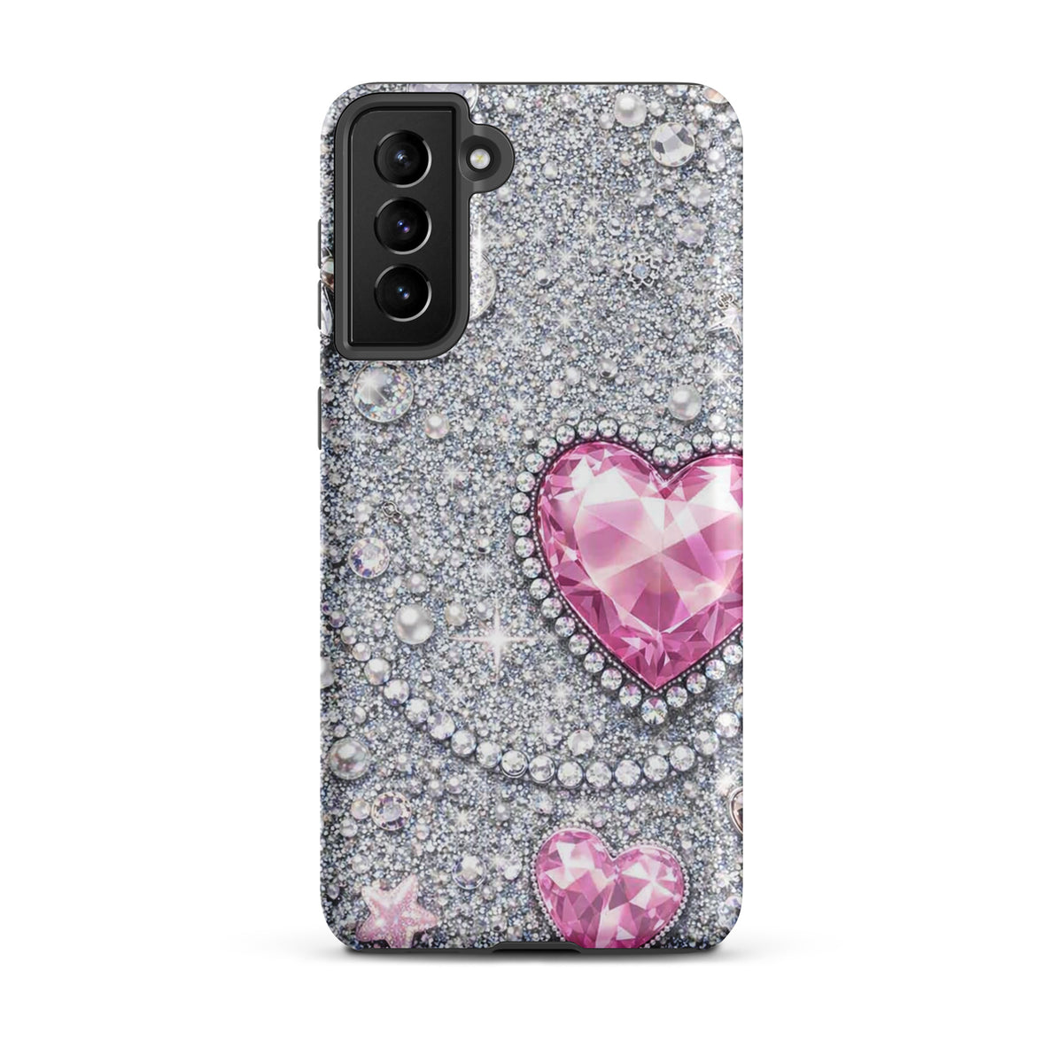 Phone Case for Samsung Galaxy - Sparkling Heart Glam