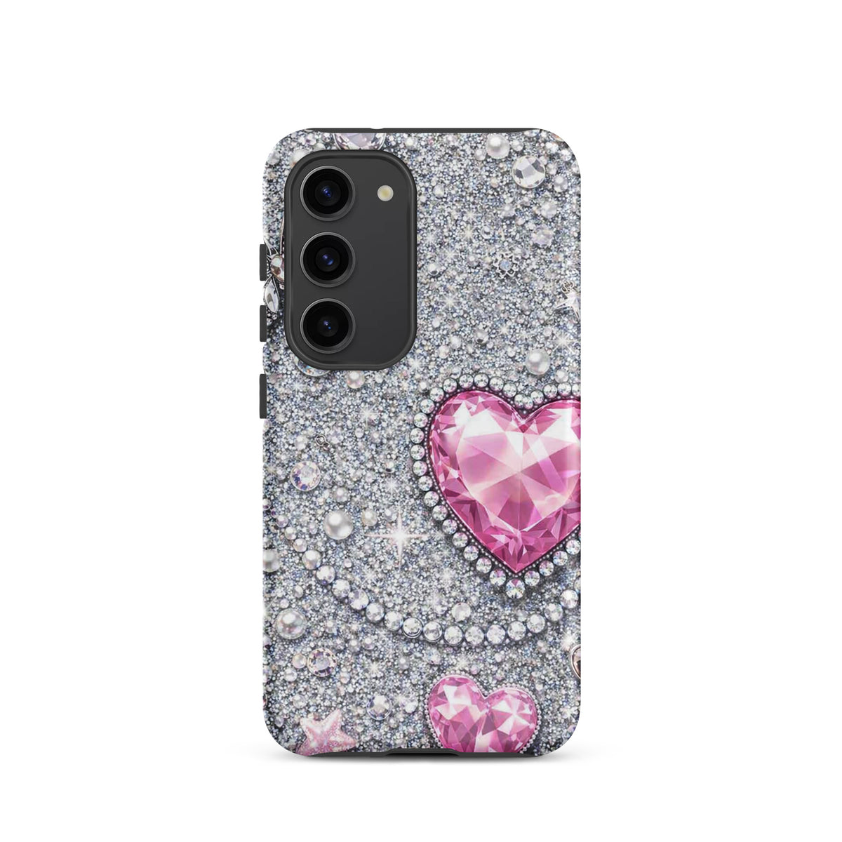 Phone Case for Samsung Galaxy - Sparkling Heart Glam