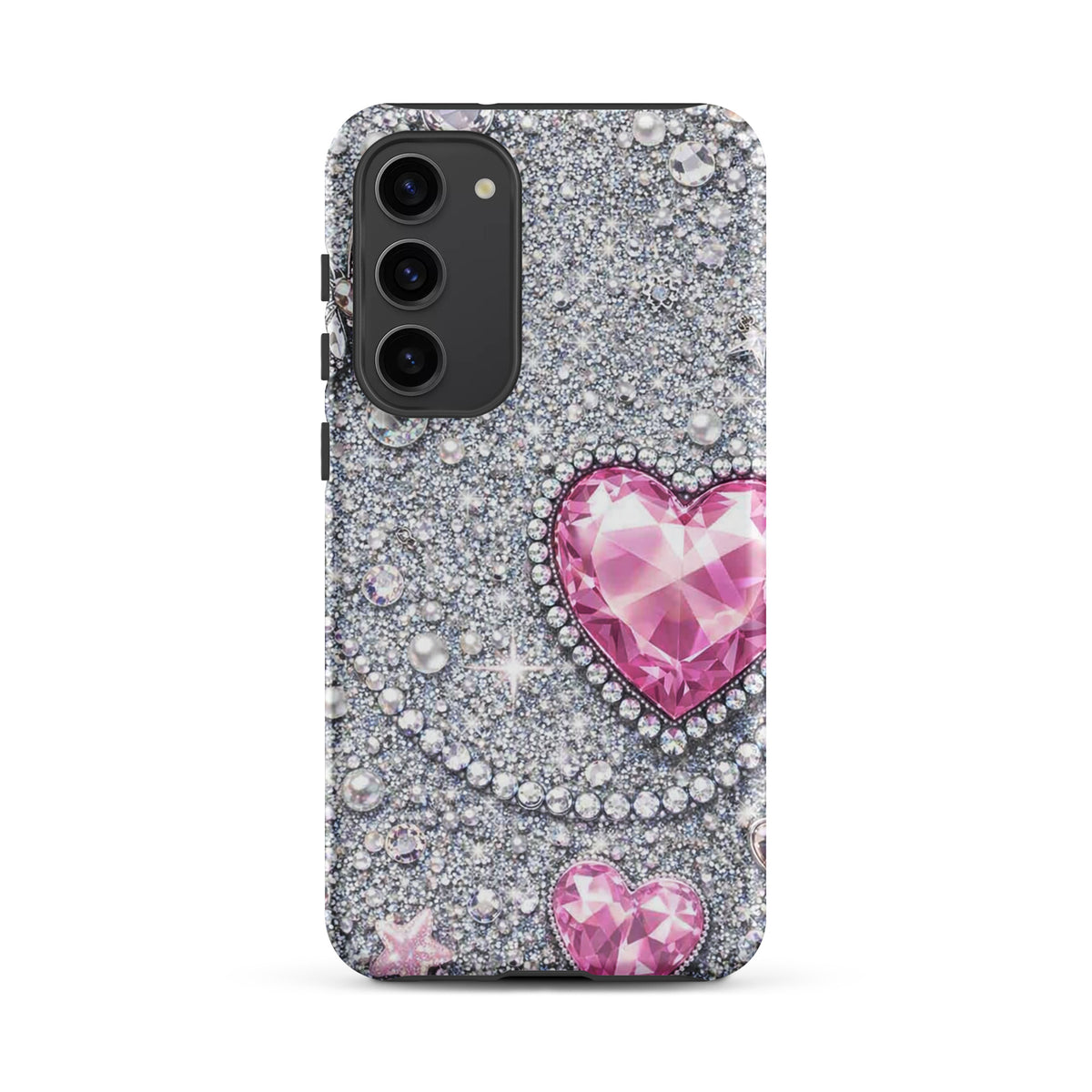 Phone Case for Samsung Galaxy - Sparkling Heart Glam