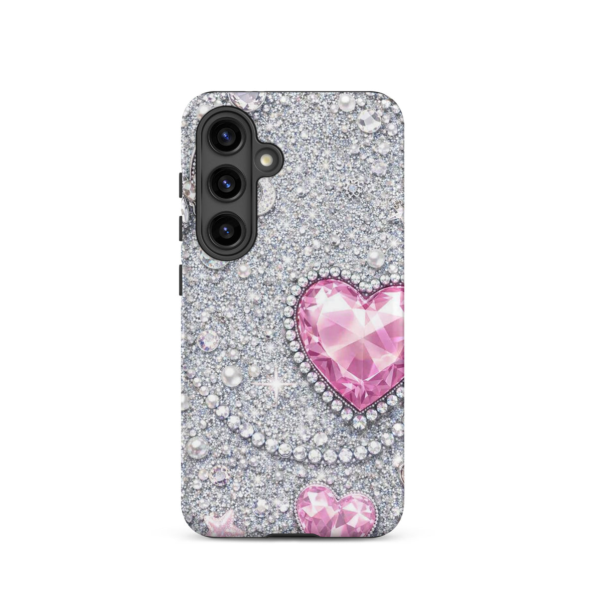 Phone Case for Samsung Galaxy - Sparkling Heart Glam