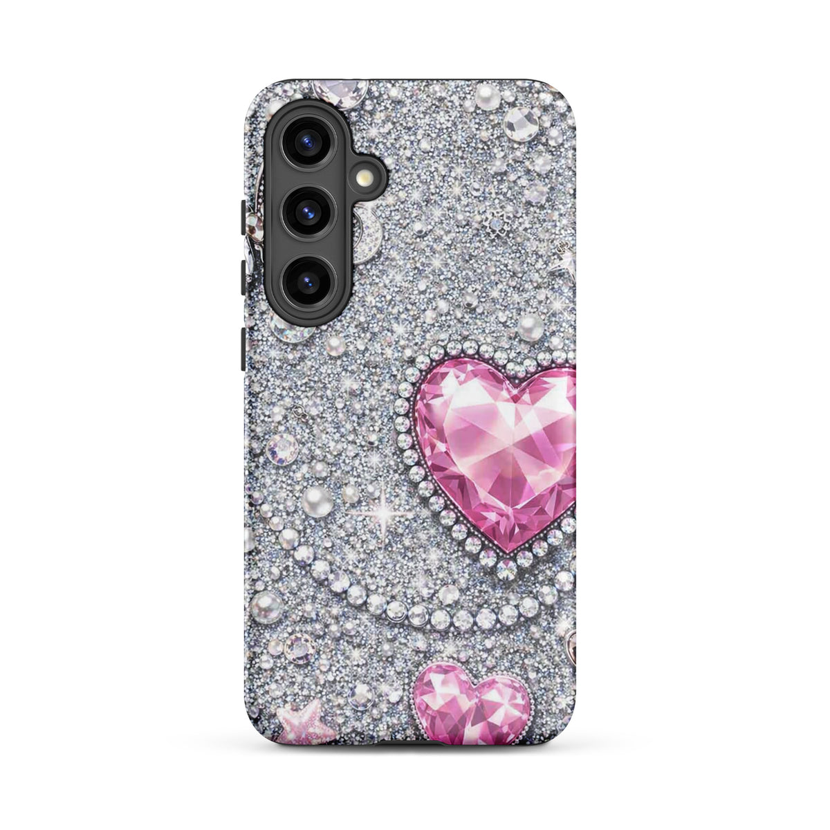 Phone Case for Samsung Galaxy - Sparkling Heart Glam