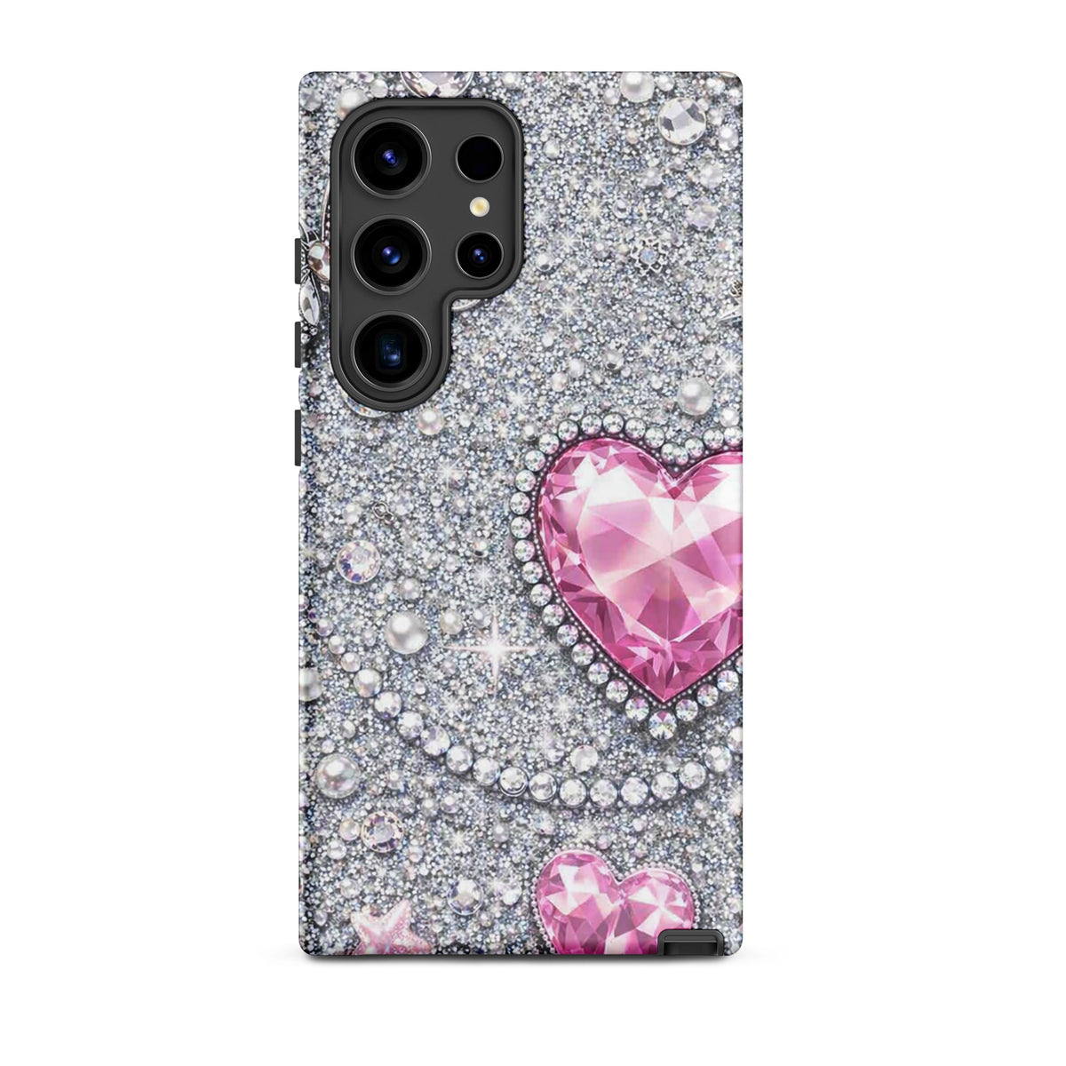 Phone Case for Samsung Galaxy - Sparkling Heart Glam