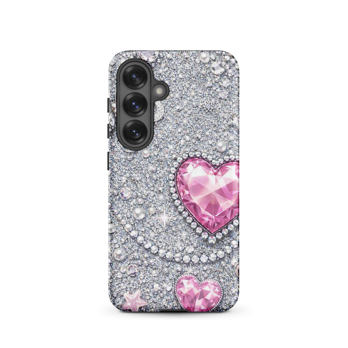 Phone Case for Samsung Galaxy - Sparkling Heart Glam
