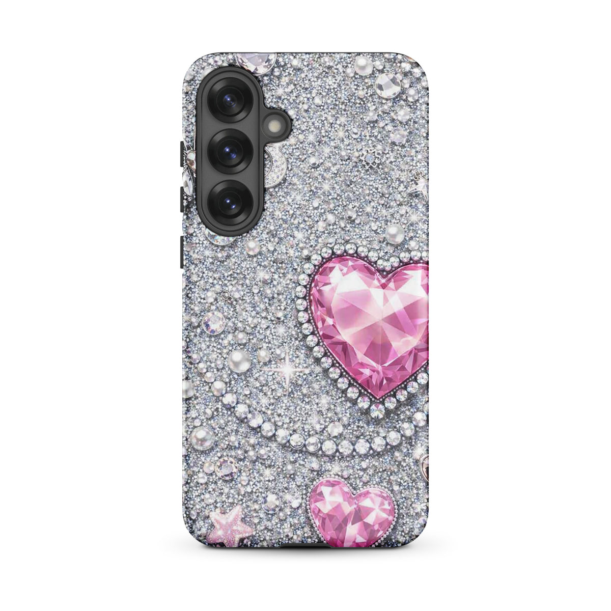 Phone Case for Samsung Galaxy - Sparkling Heart Glam