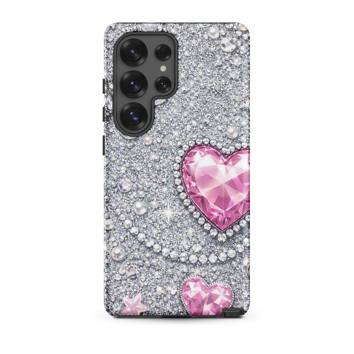 Phone Case for Samsung Galaxy - Sparkling Heart Glam