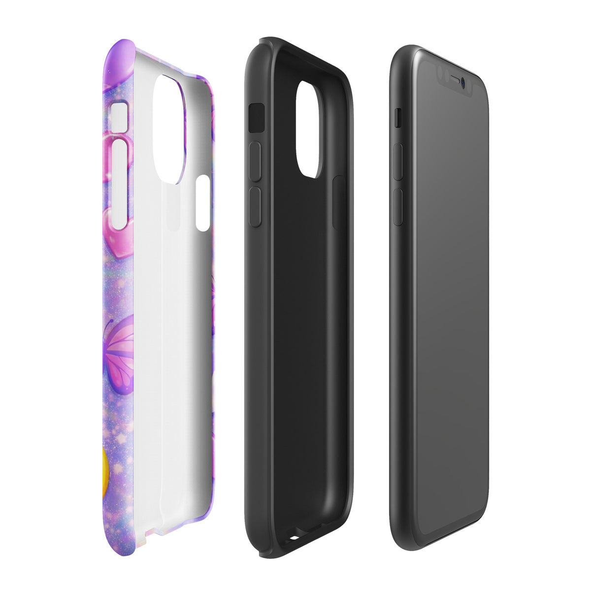 Phone Case for iPhone - Sparkle Heart Fantasy Case (xx203)