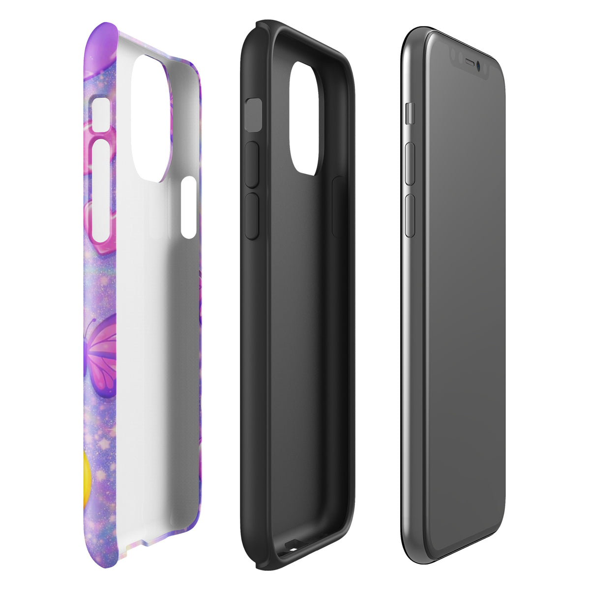 Phone Case for iPhone - Sparkle Heart Fantasy Case (xx203)