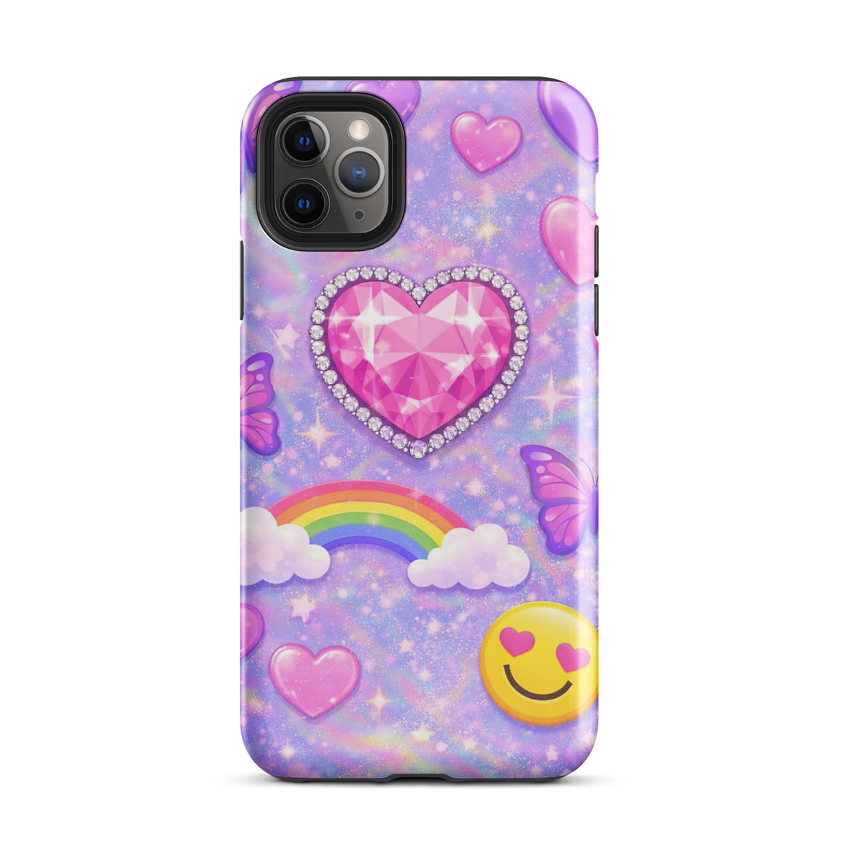 Phone Case for iPhone - Sparkle Heart Fantasy Case (xx203)