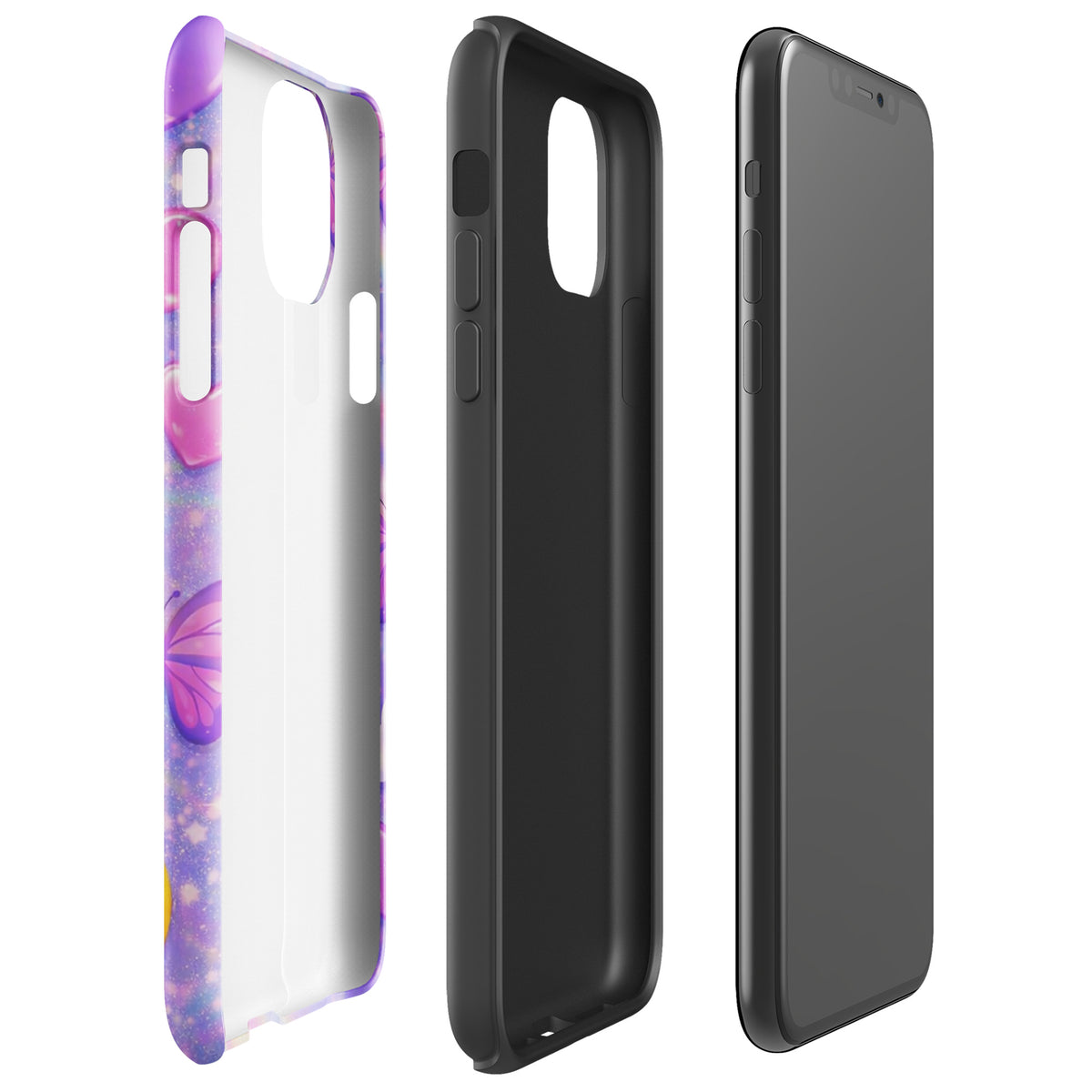 Phone Case for iPhone - Sparkle Heart Fantasy Case (xx203)