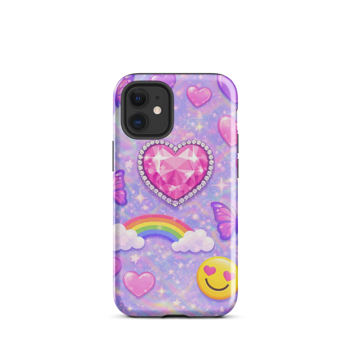 Phone Case for iPhone - Sparkle Heart Fantasy Case (xx203)