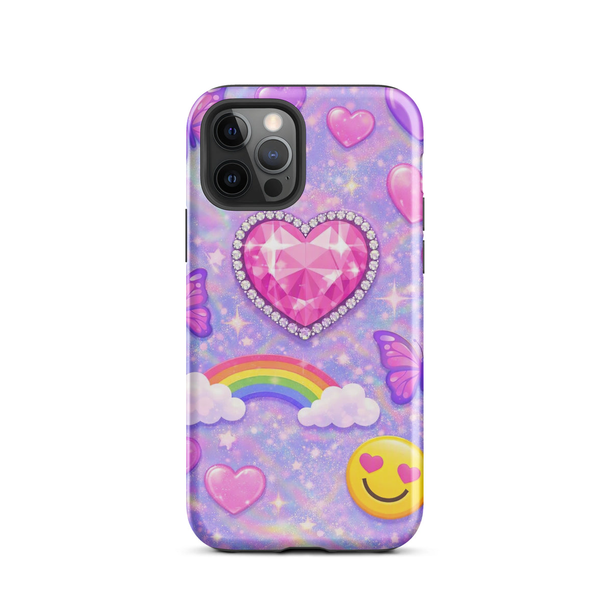 Phone Case for iPhone - Sparkle Heart Fantasy Case (xx203)