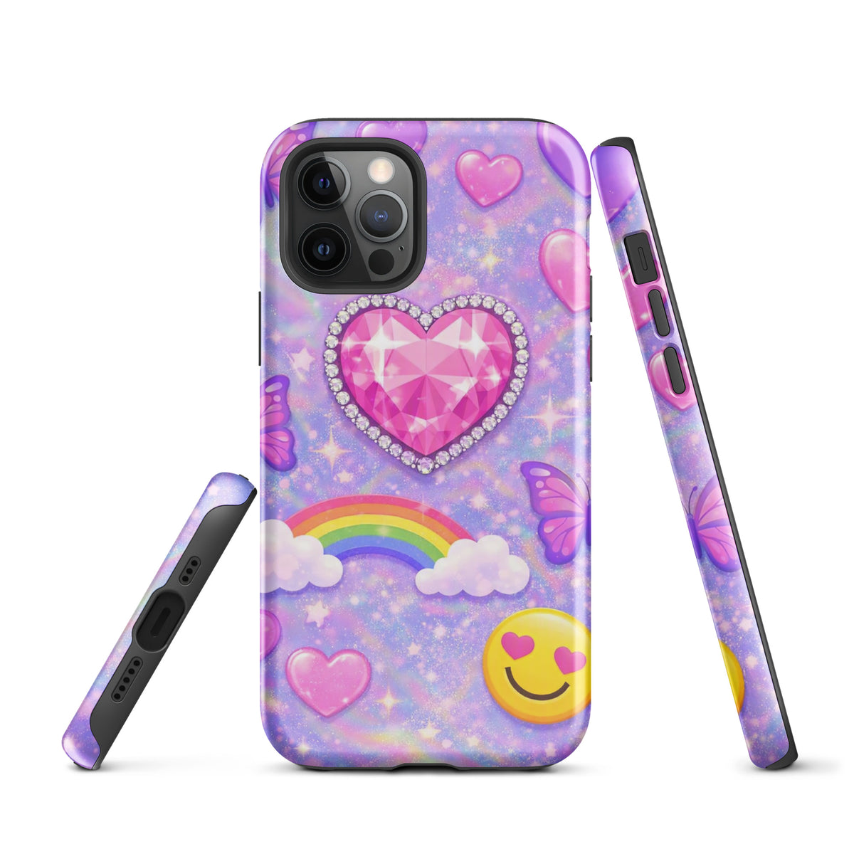 Phone Case for iPhone - Sparkle Heart Fantasy Case (xx203)