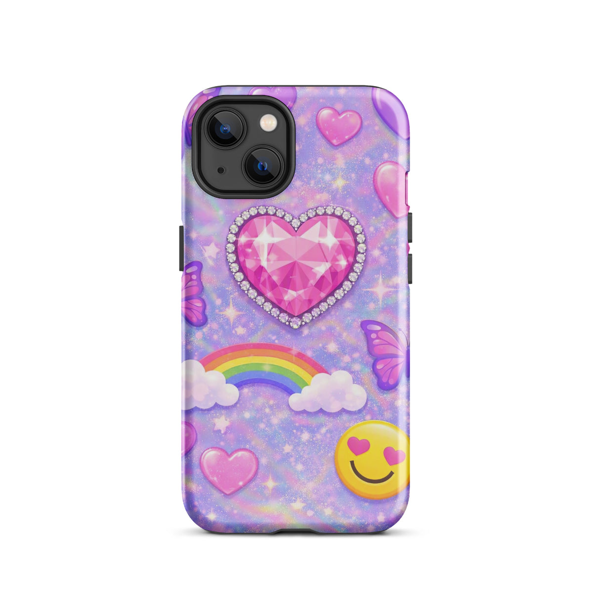 Phone Case for iPhone - Sparkle Heart Fantasy Case (xx203)
