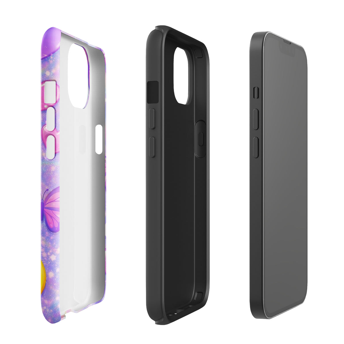 Phone Case for iPhone - Sparkle Heart Fantasy Case (xx203)