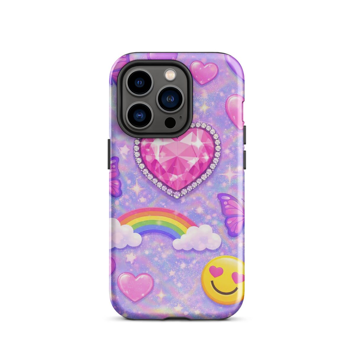 Phone Case for iPhone - Sparkle Heart Fantasy Case (xx203)