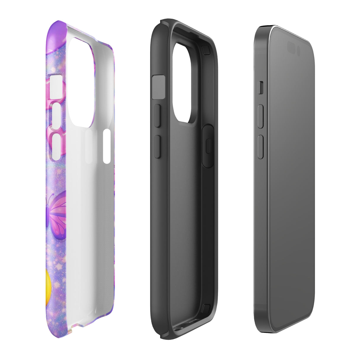 Phone Case for iPhone - Sparkle Heart Fantasy Case (xx203)
