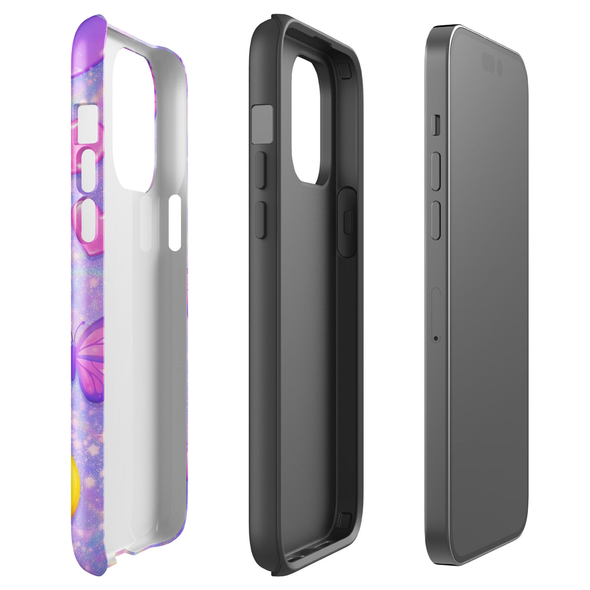 Phone Case for iPhone - Sparkle Heart Fantasy Case (xx203)