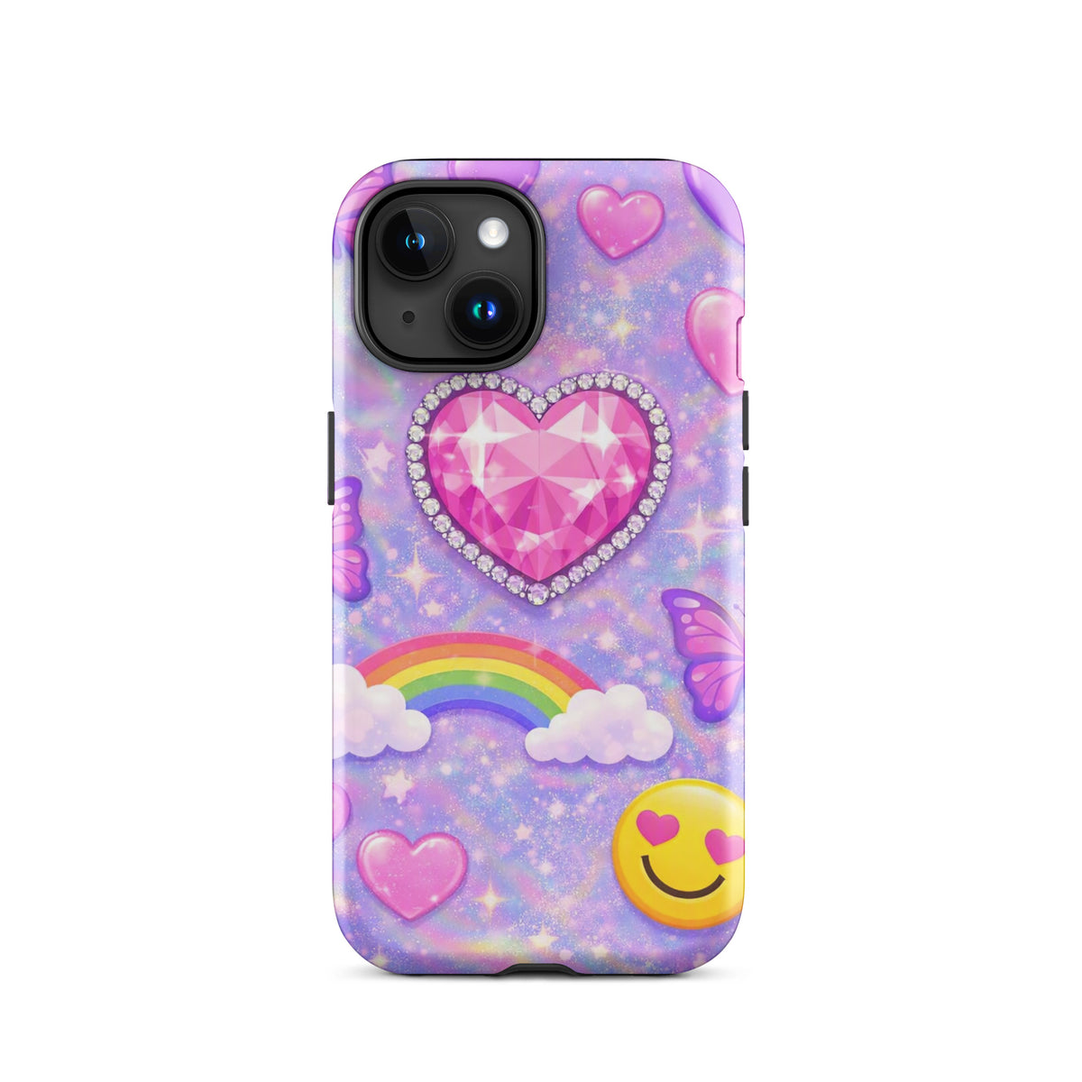 Phone Case for iPhone - Sparkle Heart Fantasy Case (xx203)