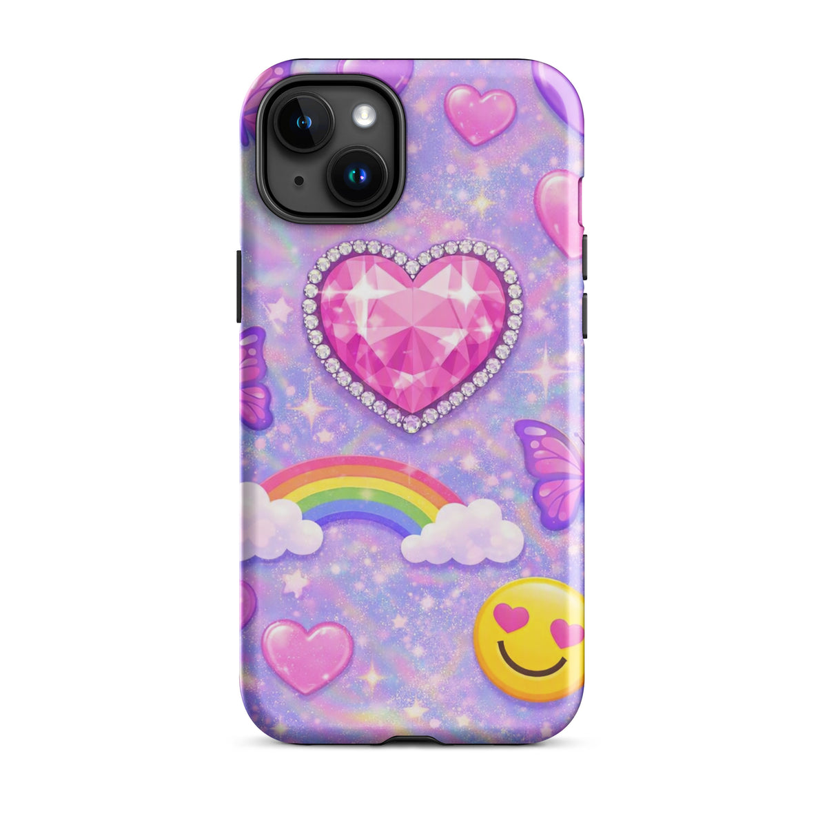 Phone Case for iPhone - Sparkle Heart Fantasy Case (xx203)