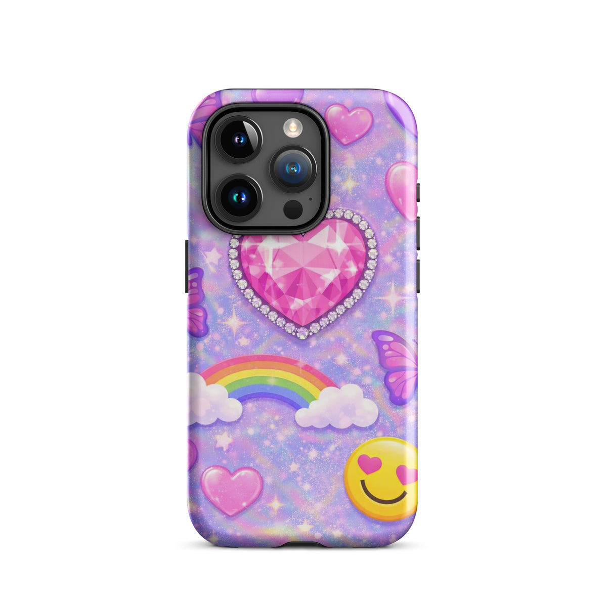 Phone Case for iPhone - Sparkle Heart Fantasy Case (xx203)