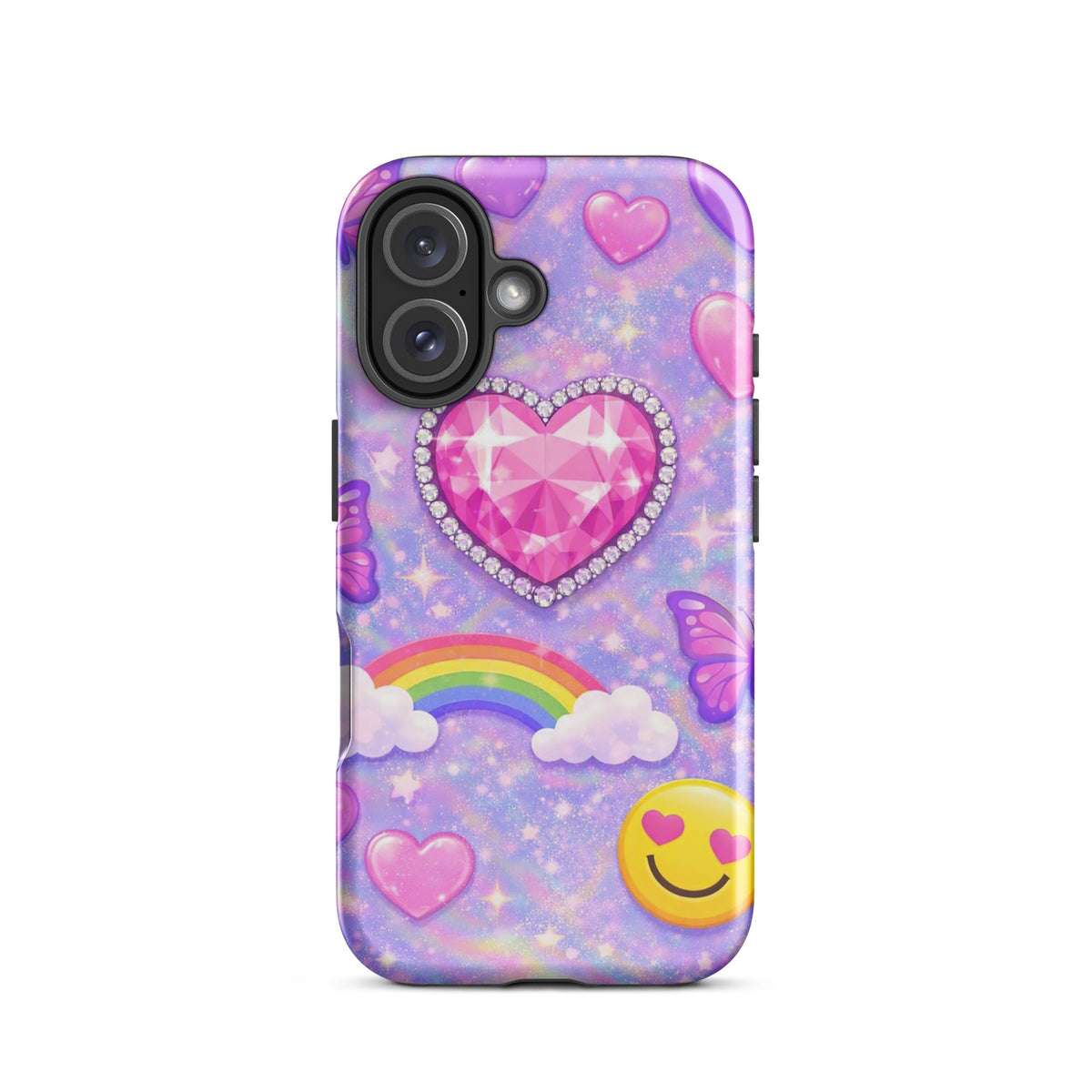 Phone Case for iPhone - Sparkle Heart Fantasy Case (xx203)