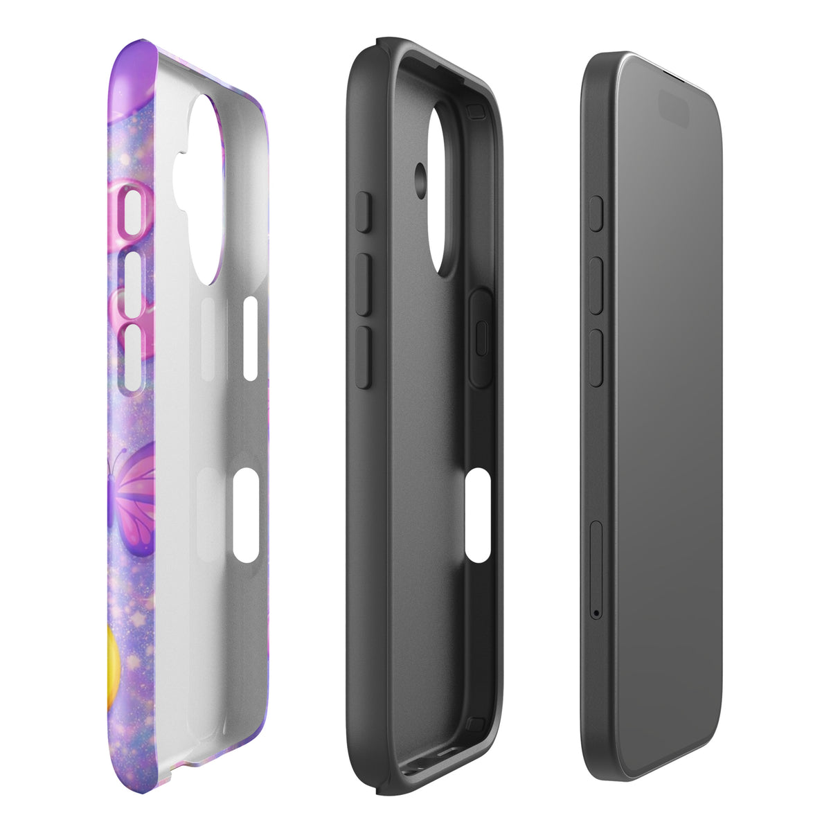 Phone Case for iPhone - Sparkle Heart Fantasy Case (xx203)