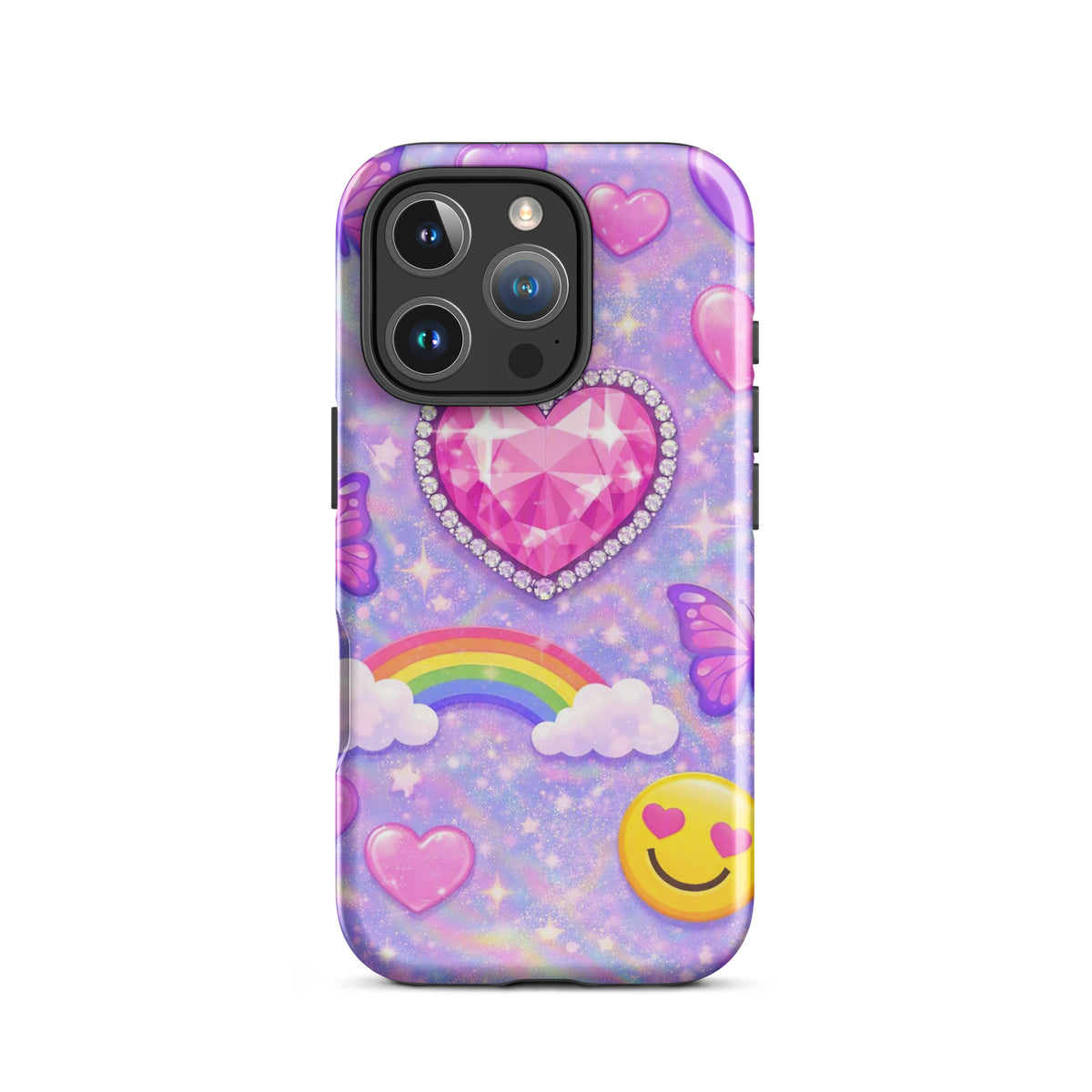 Phone Case for iPhone - Sparkle Heart Fantasy Case (xx203)