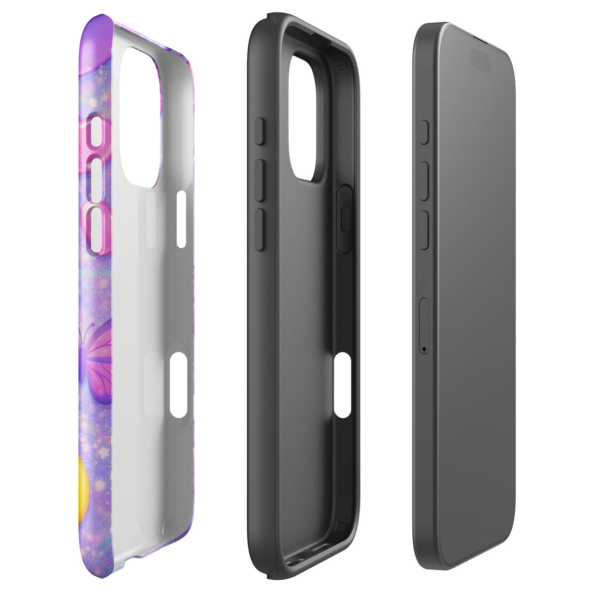 Phone Case for iPhone - Sparkle Heart Fantasy Case (xx203)
