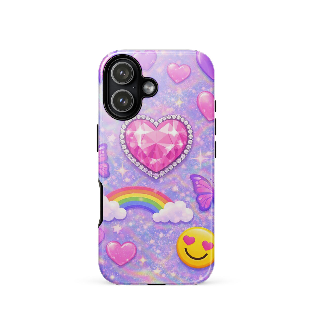 Phone Case for iPhone - Sparkle Heart Fantasy Case (xx203)