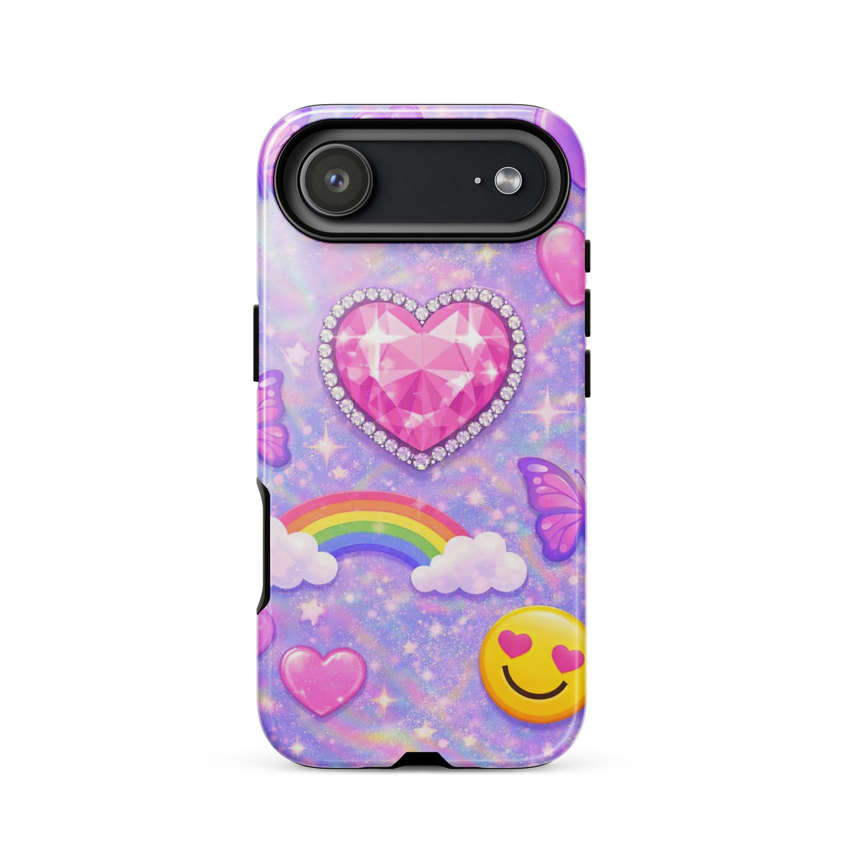 Phone Case for iPhone - Sparkle Heart Fantasy Case (xx203)
