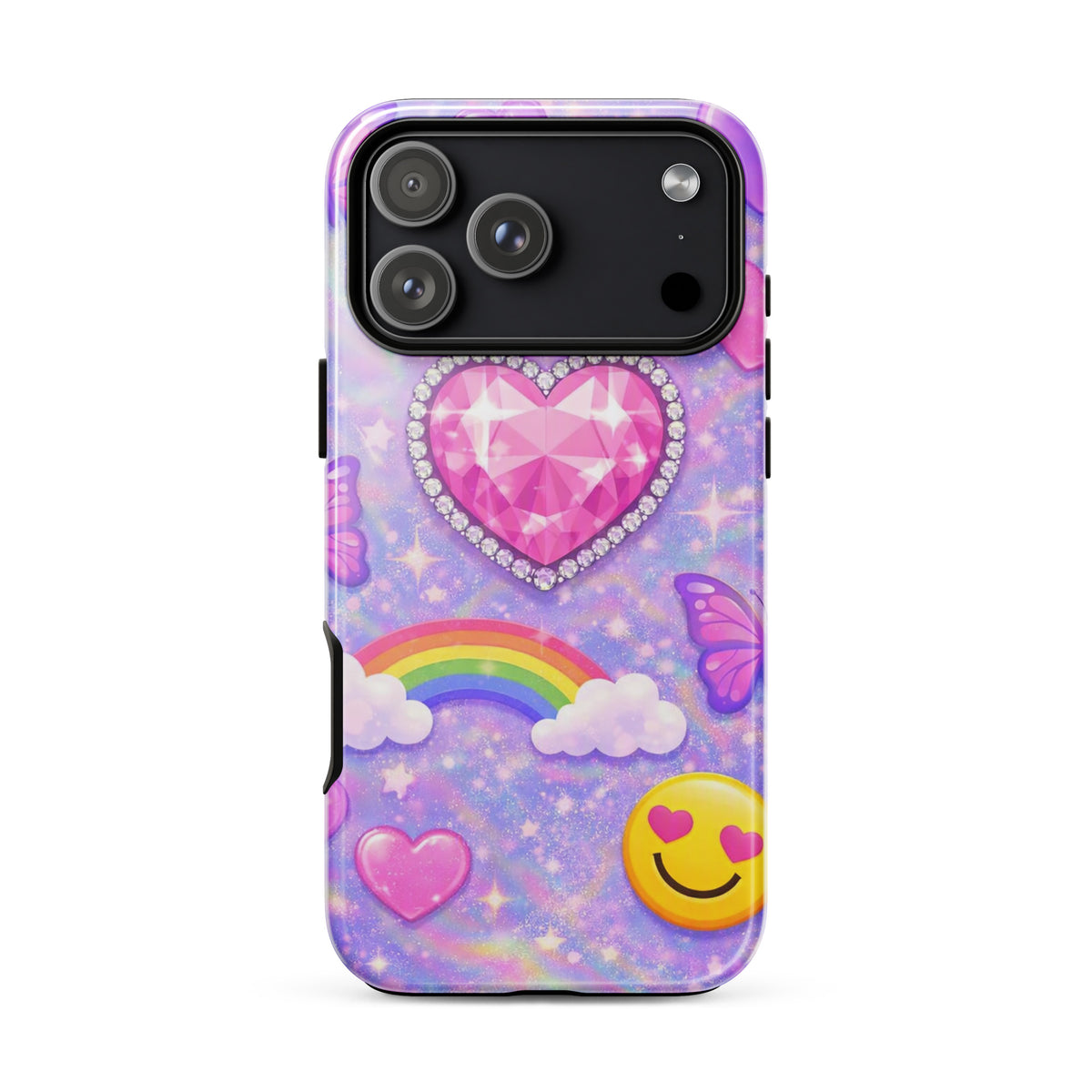 Phone Case for iPhone - Sparkle Heart Fantasy Case (xx203)