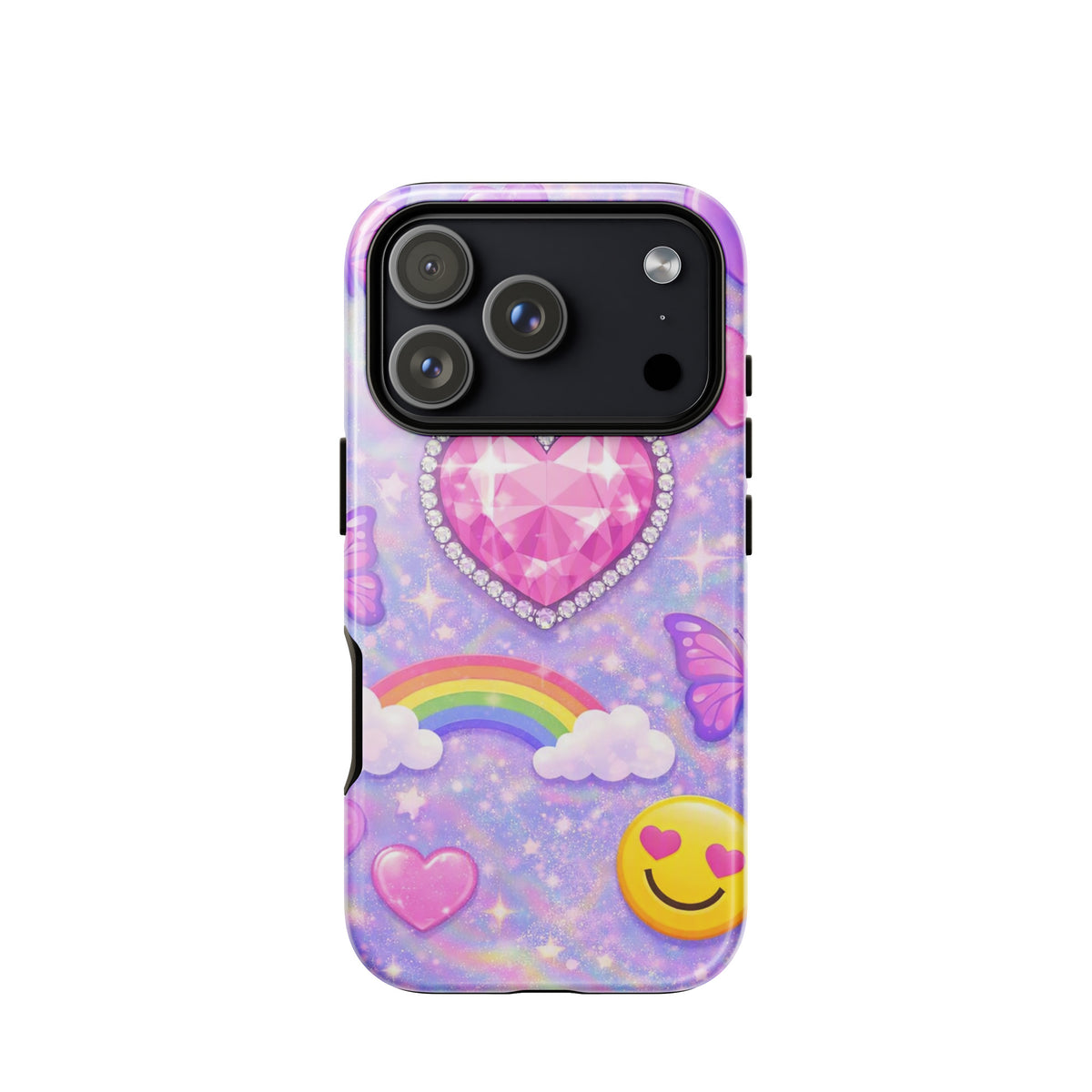 Phone Case for iPhone - Sparkle Heart Fantasy Case (xx203)